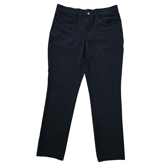 Footjoy FJ (Mens 35X32) Athletic Fit Stretch Golf‎ Chino Pants Casual Navy Blue - Picture 1 of 6